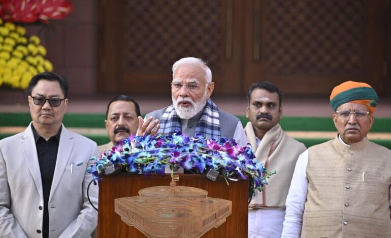 शीतकालीन सत्र की शुरुआत से पहले PM मोदी का तीखा वार—‘विपक्ष हार की हताशा छोड़कर जिम्मेदारी निभाए’