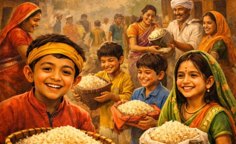 छत्तीसगढ़ का महादान पर्व छेरछेरा आज, अन्नदान की परंपरा से गूंजे गांव-शहर