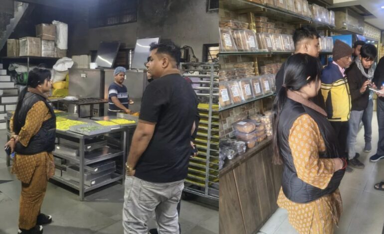  नैवेद्य फैक्ट्री और गुजराती मिष्ठान पर निगम की कार्रवाई, गंदगी और एसटीपी की कमी पर जुर्माना