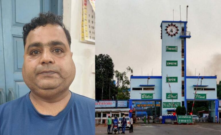BSP स्क्रैप चोरी मामले में बड़ी कार्रवाई: भाजपा नेता भास्कर मुदलियार गिरफ्तार, अब तक 17 आरोपी गिरफ्तार